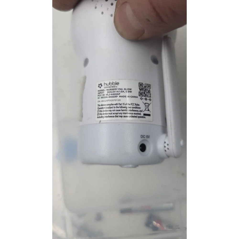 Hubble Connected Nursery Pal Glow, Smart HD Baby Monitor Camera